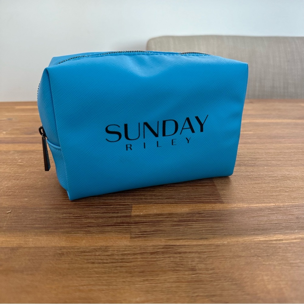 Sunday Riley Zip Cosmetic Bag